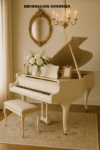 #2853-1835 Hermoso Piano Vintage Marfil, Calidad Sonora.