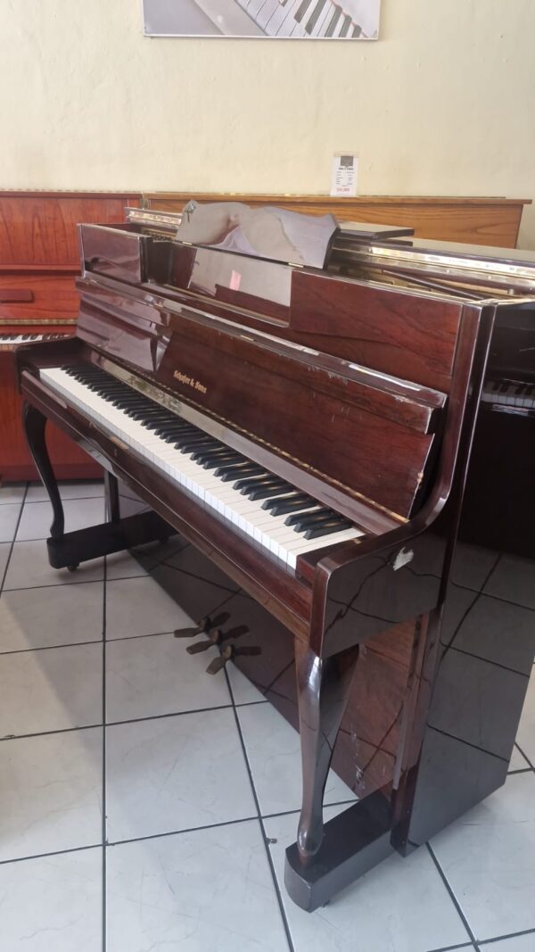 #304929 Piano Vertical SCHAFER & SONS SM-3, pata francesa.
