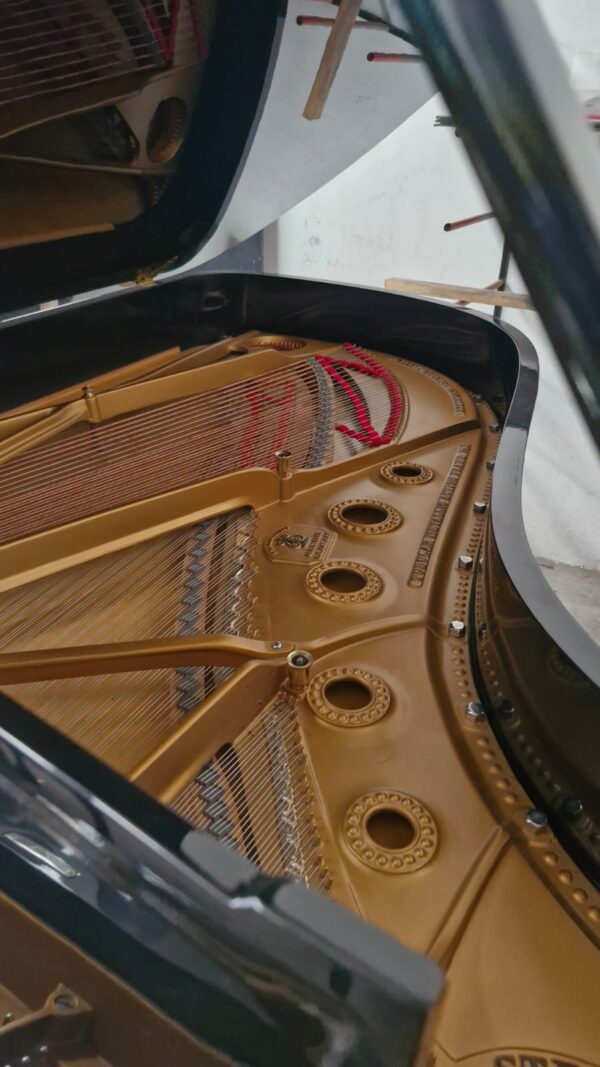#199015 Piano STEINWAY & SONS Modelo M, Media Cola 188 cm. Largo