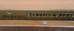 #602453 Piano SCHAFER & SONS Modelo VS-40 Toca solo, Sistema Cassette, Vertical.
