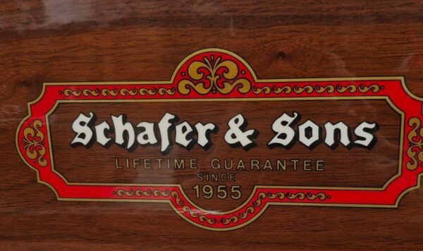 #602453 Piano SCHAFER & SONS Modelo VS-40 Toca solo, Sistema Cassette, Vertical.