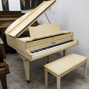 #2853-1835 Hermoso Piano Vintage Marfil, Calidad Sonora.