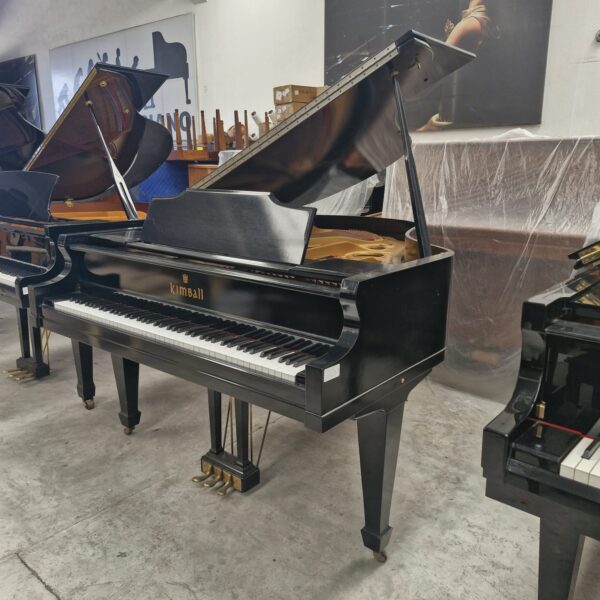 #821247 Piano KIMBALL Media Cola Negro Satín, Sonido de Gran Nobleza.