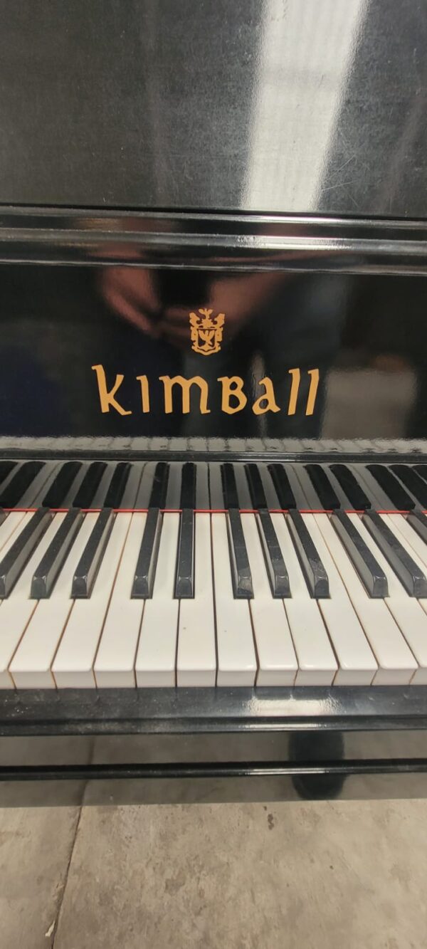 #821247 Piano KIMBALL Media Cola Negro Satín, Sonido de Gran Nobleza.