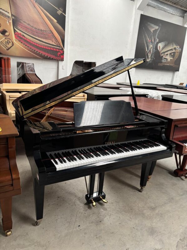 #30764 Piano de Cola TOKAI G-150, Cuarto de Cola 150 cm, Negro Brillante