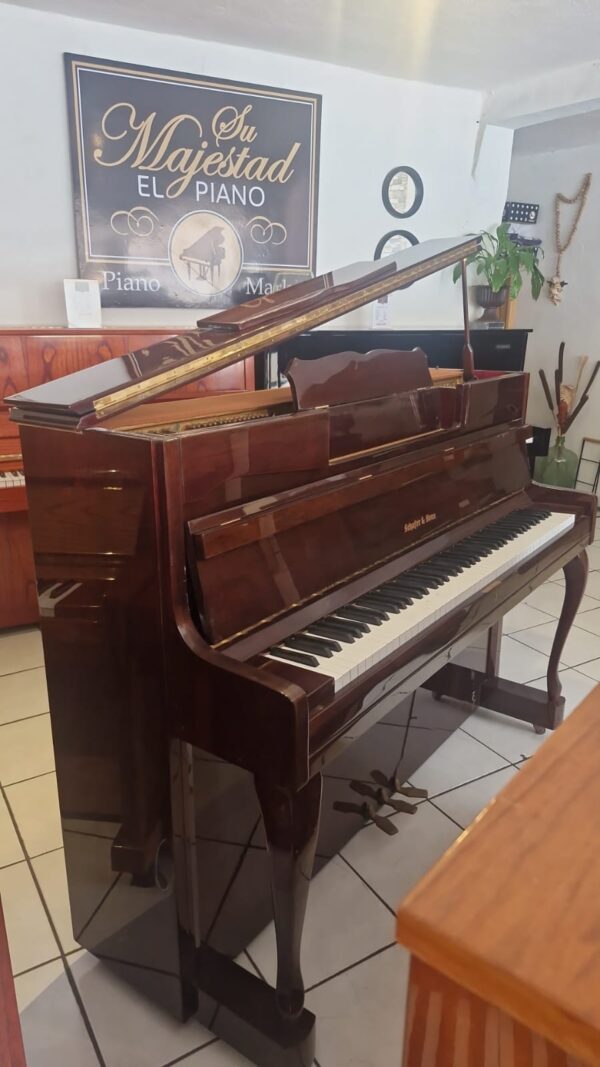 #304929 Piano Vertical SCHAFER & SONS SM-3, pata francesa.