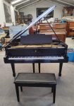 #209345 PIANO STEINWAY & SONS Modelo B, 6´9 Negro, Garantizado, Vertical.