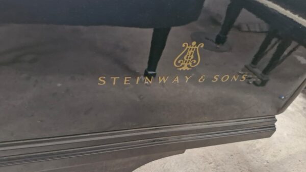 #199015 Piano STEINWAY & SONS Modelo M, Media Cola 188 cm. Largo