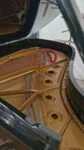 #199015 Piano STEINWAY & SONS Modelo M, Media Cola 188 cm. Largo
