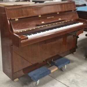 #602453 Piano SCHAFER & SONS Modelo VS-40, Toca solo, Sistema Cassette, Vertical.