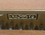 #602453 Piano SCHAFER & SONS Modelo VS-40, Toca solo, Sistema Cassette, Vertical.