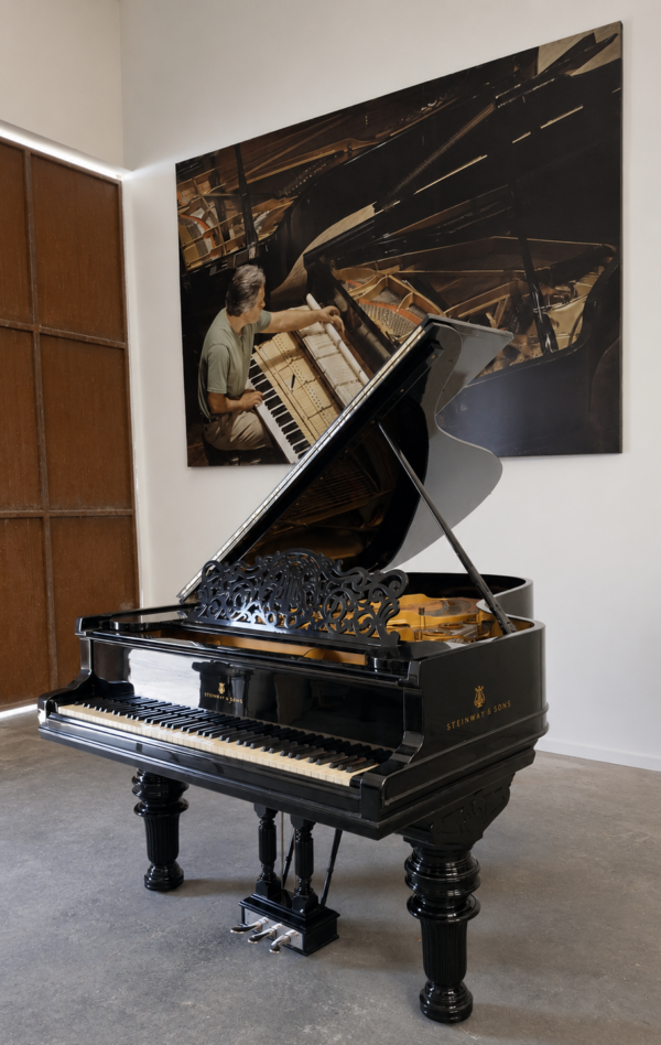 #74098 Piano de Cola STEINWAY & SONS Clásico, Modelo B, 211 cm. de Largo.