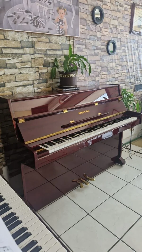 #1476066 Hermoso Piano SCHAFER & SONS VS-41 Cherry Compacto, Consola.