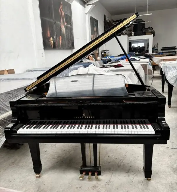 #G24928 Hermoso Piano YOUNG CHANG G-150 Negro Brillante.