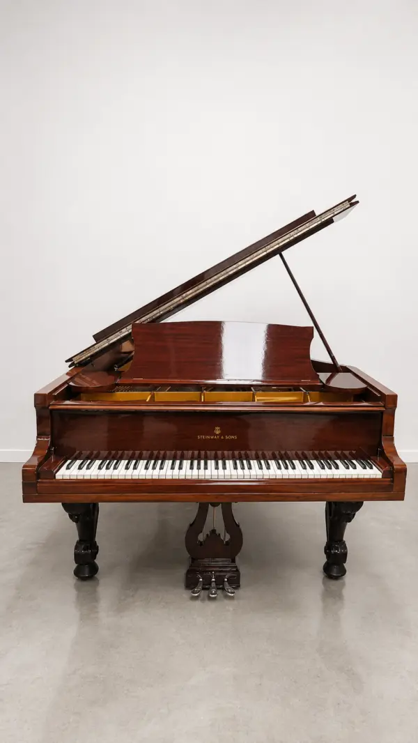 # 42300 Piano de Cola STEINWAY & SONS Modelo C, 85 teclas.